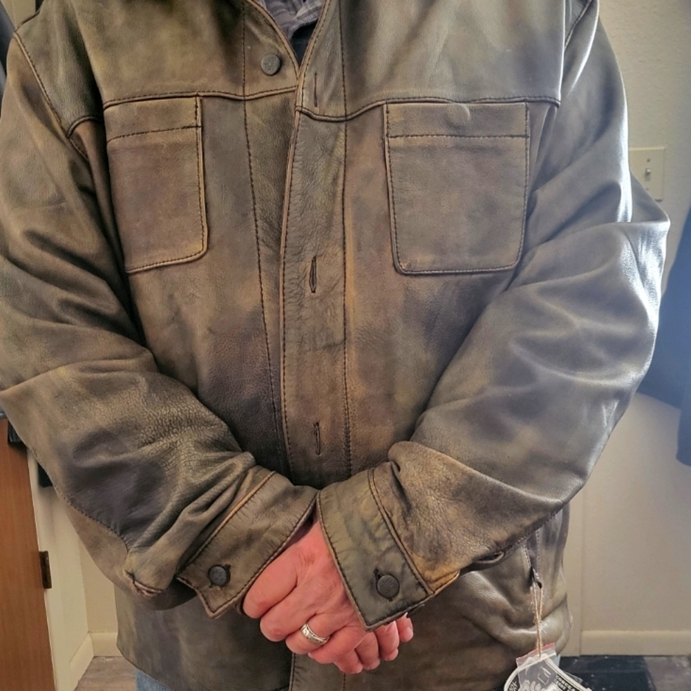 Mens Leather Coat